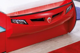 CARBED Кровать-машина Coupe с выдвижной кроватью Red 20.03.1306.00 в Бердске - berdsk.katalogmebeli.com | фото 2