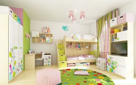 Детская комната Флёр (Белый/корпус Клен) в Бердске - berdsk.katalogmebeli.com | фото 6