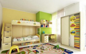 Детская комната Клаксон (Бежевый/корпус Клен) в Бердске - berdsk.katalogmebeli.com | фото 3