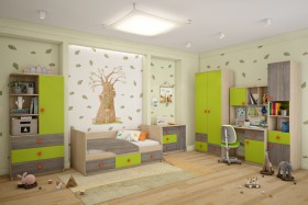 Детская комната Пуговка в Бердске - berdsk.katalogmebeli.com | фото