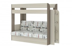 Дива Кровать 2-х ярусная с диванным блоком в Бердске - berdsk.katalogmebeli.com | фото