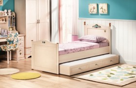 Кровать детская Балли 2-х уровневая (венге/белфорт) в Бердске - berdsk.katalogmebeli.com | фото 2