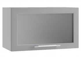 Гарда ПГС 600 шкаф верхний горизонтальный со стеклом Джинс в Бердске - berdsk.katalogmebeli.com | фото