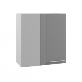 Гарда ПУ 650 шкаф верхний угловой (Ваниль/корпус Серый) в Бердске - berdsk.katalogmebeli.com | фото