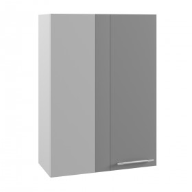 Гарда ВПУ 650 шкаф верхний угловой высокий (Ваниль/корпус Серый) в Бердске - berdsk.katalogmebeli.com | фото
