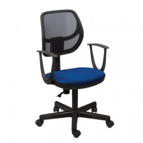 Кресло BRABIX Flip MG-305 (сине-черный) в Бердске - berdsk.katalogmebeli.com | фото 3