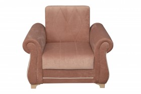 Кресло для отдыха "Порто" (велюр киви корица / микровельвет крем) в Бердске - berdsk.katalogmebeli.com | фото 8