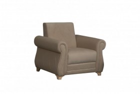 Кресло для отдыха "Порто" (велюр киви латте / микровельвет крем) в Бердске - berdsk.katalogmebeli.com | фото 2