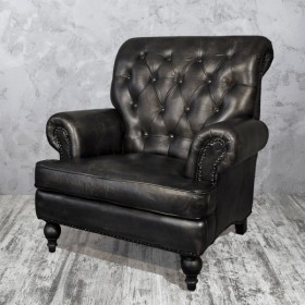 Кресло кожаное Лофт Аристократ в Бердске - berdsk.katalogmebeli.com | фото 2