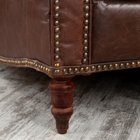 Кресло кожаное Лофт Аристократ (ширина 1100 мм) в Бердске - berdsk.katalogmebeli.com | фото 3
