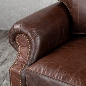 Кресло кожаное Лофт Аристократ (ширина 1100 мм) в Бердске - berdsk.katalogmebeli.com | фото 5