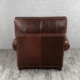 Кресло кожаное Лофт Аристократ (ширина 1100 мм) в Бердске - berdsk.katalogmebeli.com | фото 7