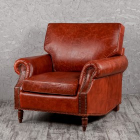 Кресло кожаное Лофт Аристократ (кожа буйвола) в Бердске - berdsk.katalogmebeli.com | фото