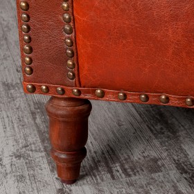 Кресло кожаное Лофт Аристократ (кожа буйвола) в Бердске - berdsk.katalogmebeli.com | фото 4