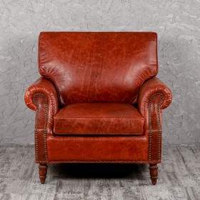 Кресло кожаное Лофт Аристократ (кожа буйвола) в Бердске - berdsk.katalogmebeli.com | фото 8