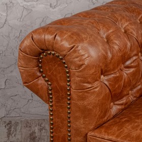Кресло кожаное Лофт Честер (кожа буйвола) в Бердске - berdsk.katalogmebeli.com | фото 5