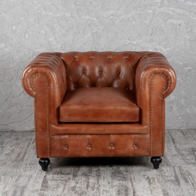 Кресло кожаное Лофт Честер (кожа) в Бердске - berdsk.katalogmebeli.com | фото 6