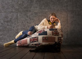 Кресло-мешок Британский Флаг в Бердске - berdsk.katalogmebeli.com | фото 3