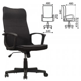 Кресло офисное BRABIX Delta EX-520 (черный) в Бердске - berdsk.katalogmebeli.com | фото 1