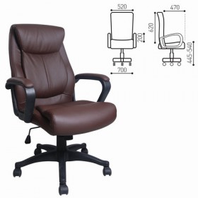 Кресло офисное BRABIX Enter EX-511 (коричневый) в Бердске - berdsk.katalogmebeli.com | фото