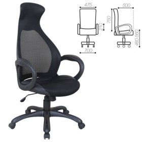 Кресло офисное BRABIX Genesis EX-517 (черное) в Бердске - berdsk.katalogmebeli.com | фото