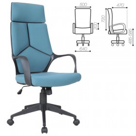 Кресло офисное BRABIX Prime EX-515 (голубая ткань) в Бердске - berdsk.katalogmebeli.com | фото 1