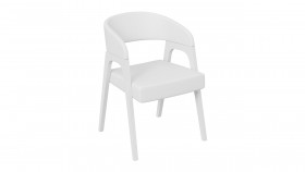 Кресло «Техас 1» (Белый матовый/Экокожа Белый №66) в Бердске - berdsk.katalogmebeli.com | фото 1