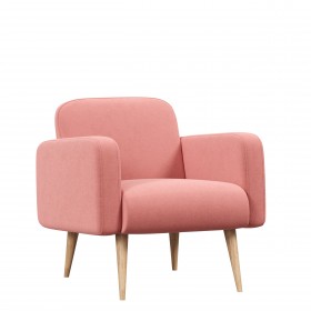 Уилбер ЛД.306010.000 Кресло (Светло-розовый, ткань UNI IDEA 1031) в Бердске - berdsk.katalogmebeli.com | фото 2