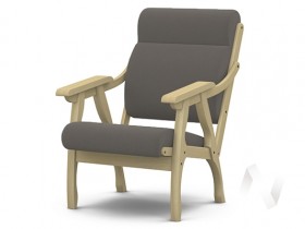 Кресло Вега-10 (бесцветный лак/ULTRA STONE) в Бердске - berdsk.katalogmebeli.com | фото 1
