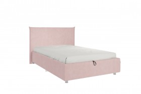 Кровать 1,2 Квест (Нежно-розовый велюр/под-мех) в Бердске - berdsk.katalogmebeli.com | фото 1