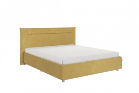 Кровать 1,6 Альба с основанием (Медовый велюр) в Бердске - berdsk.katalogmebeli.com | фото