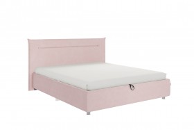 Кровать 1,6 Альба (Нежно-розовый велюр/под-мех) в Бердске - berdsk.katalogmebeli.com | фото