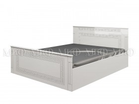 Кровать Афина-1 1,4 м (Белый/Белый глянец) в Бердске - berdsk.katalogmebeli.com | фото