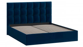 Кровать без ПМ «Эмбер» Велюр Confetti/Blue в Бердске - berdsk.katalogmebeli.com | фото 3