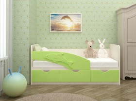 Кровать детская 1,6м Дельфин (Розовый металлик) в Бердске - berdsk.katalogmebeli.com | фото 2