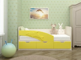 Кровать детская 1,6м Дельфин (Розовый металлик) в Бердске - berdsk.katalogmebeli.com | фото 3