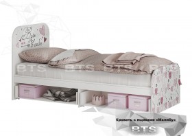 Кровать детская с ящиками КР-10 Малибу в Бердске - berdsk.katalogmebeli.com | фото 2