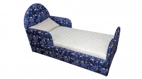 Кровать детская Соня (Печать Панда синий., 1 категория) в Бердске - berdsk.katalogmebeli.com | фото 1