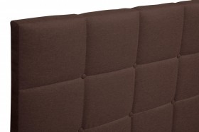 Кровать "Диана" ш. 1400 (Н=1010мм) (жаккард шоколад) в Бердске - berdsk.katalogmebeli.com | фото 5
