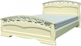 Кровать Грация-1 из массива сосны 1400*2000 Орех в Бердске - berdsk.katalogmebeli.com | фото 21