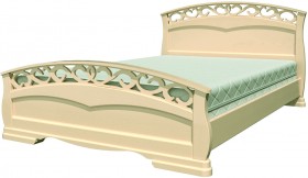 Кровать Грация-1 из массива сосны 1600*2000 Белый античный в Бердске - berdsk.katalogmebeli.com | фото 17