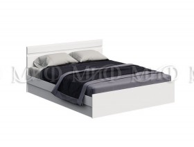 Кровать Нэнси New 1,4м (Белый/белый глянец) в Бердске - berdsk.katalogmebeli.com | фото 1