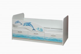 Кровать одинарная 06.222 (1600) (Дельфин) в Бердске - berdsk.katalogmebeli.com | фото