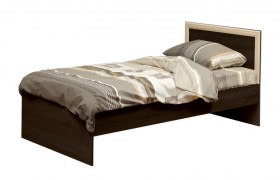 Кровать одинарная 21.55 (шир. 900) с настилом (венге/профиль дуб линдберг)/осн. в Бердске - berdsk.katalogmebeli.com | фото 1