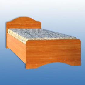 Кровать одинарная с ящиками 800-1 без матраса (круглые спинки) Вишня Оксфорд в Бердске - berdsk.katalogmebeli.com | фото 2
