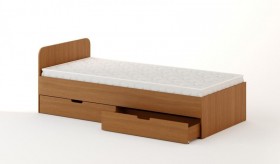 Кровать с ящиками 900 (Бук темный) в Бердске - berdsk.katalogmebeli.com | фото
