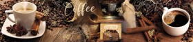 Кухонный фартук Мерцание Кофейная Арабика золото в Бердске - berdsk.katalogmebeli.com | фото