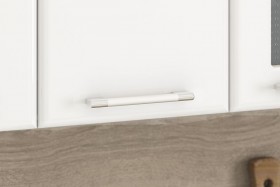 Кухонный гарнитур "Яна 1.6" белый/белый Кофе/зебрано в Бердске - berdsk.katalogmebeli.com | фото 4