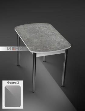 Кухонный стол 1100*700/400 ф 2 Пластик, урбан серый в Бердске - berdsk.katalogmebeli.com | фото 1