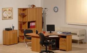Мебель для персонала Рубин 42 Светлый миланский орех в Бердске - berdsk.katalogmebeli.com | фото 2